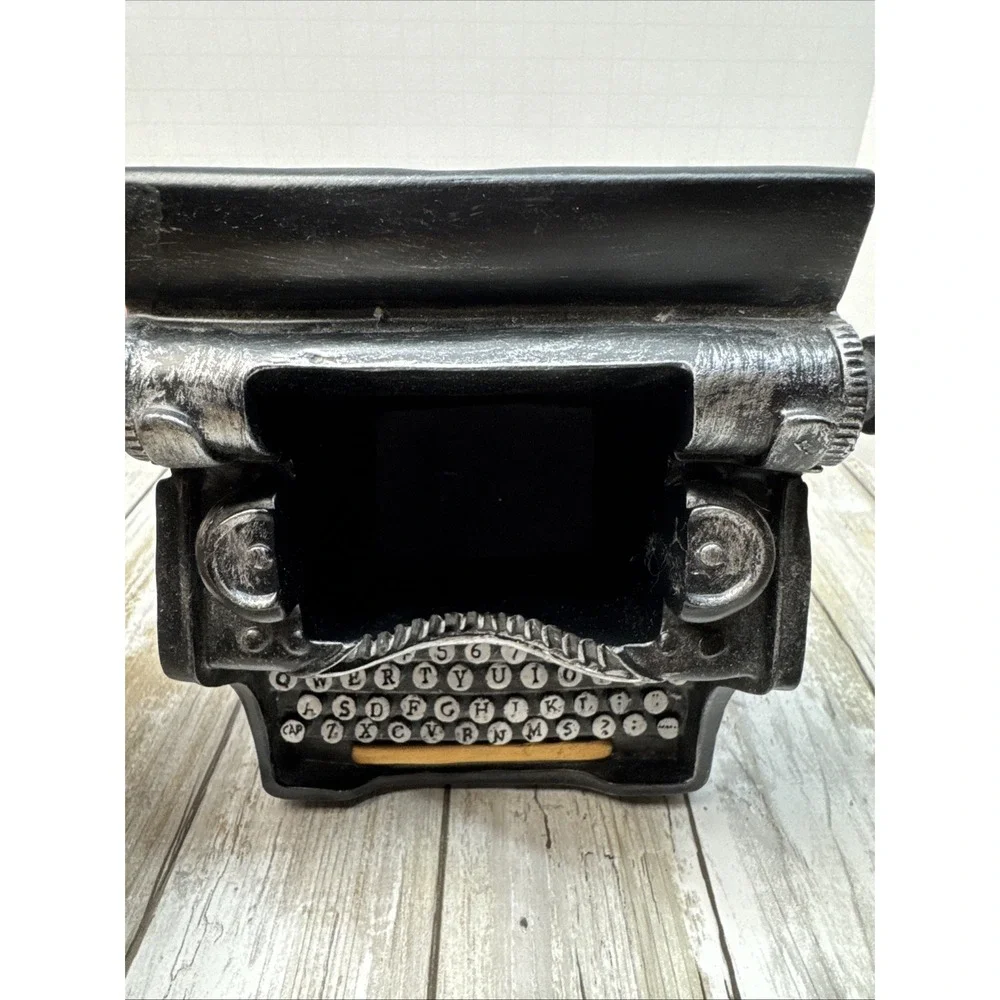 Decorative Typewriter Retro Pencil Holder‎ Desk Office Decor Remote Holder Gift